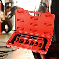 Todeco Juego de Extractor de Calentadores- Válvula de Compresor de Muelle- con Estuche roja- 11 Partes- Material: Acero…